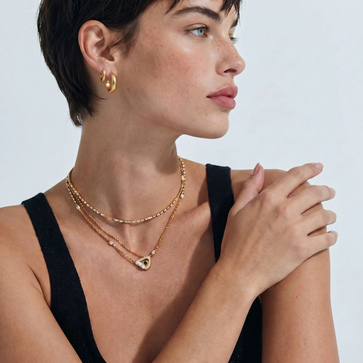 Golden Hour Ohrringe Set - LumeaBeauty